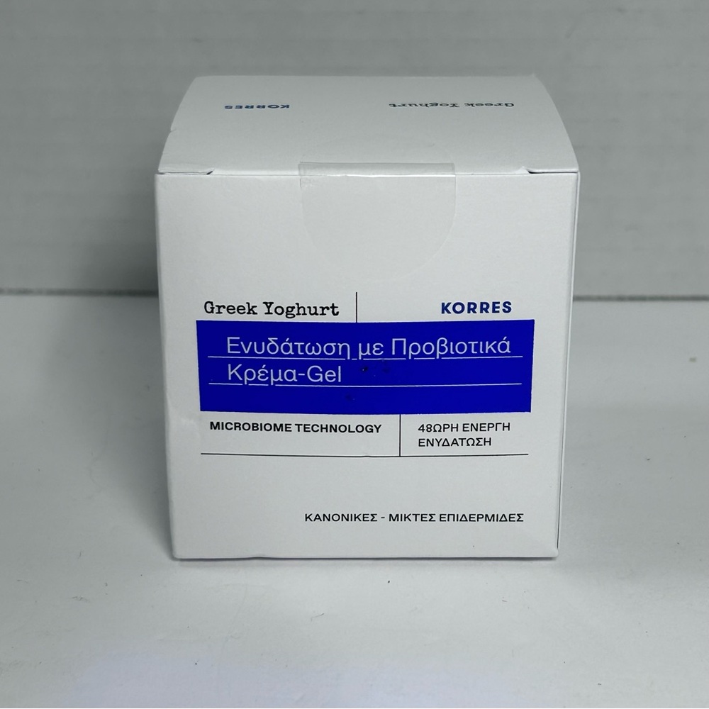 Korres Greek Yoghurt Probiotic Gel with Blue Accents